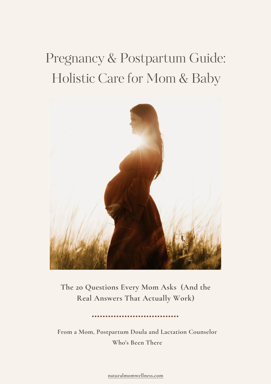 Pregnancy & Postpartum Guide: Holistic Care for Mom & Baby ebook cover